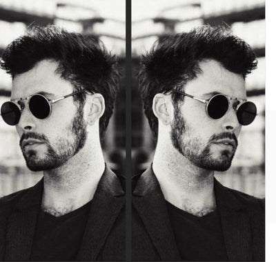 Flip-Up UV Protection Metal Frame Sunglasses For Men